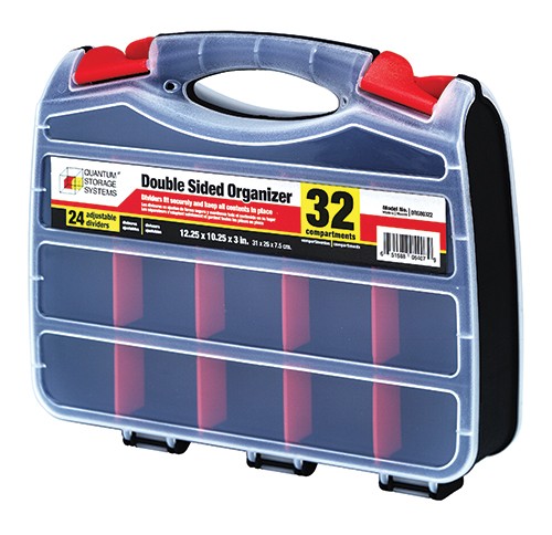  24 Compartment Organizer Plastic Bin Portable Parts