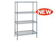 QUANTUM STORAGE SYSTEMS, 20 1/4 in x 23 5/8 in x 52 in, Freestanding,  Double Sided Tip-Out Stand - 5LY76